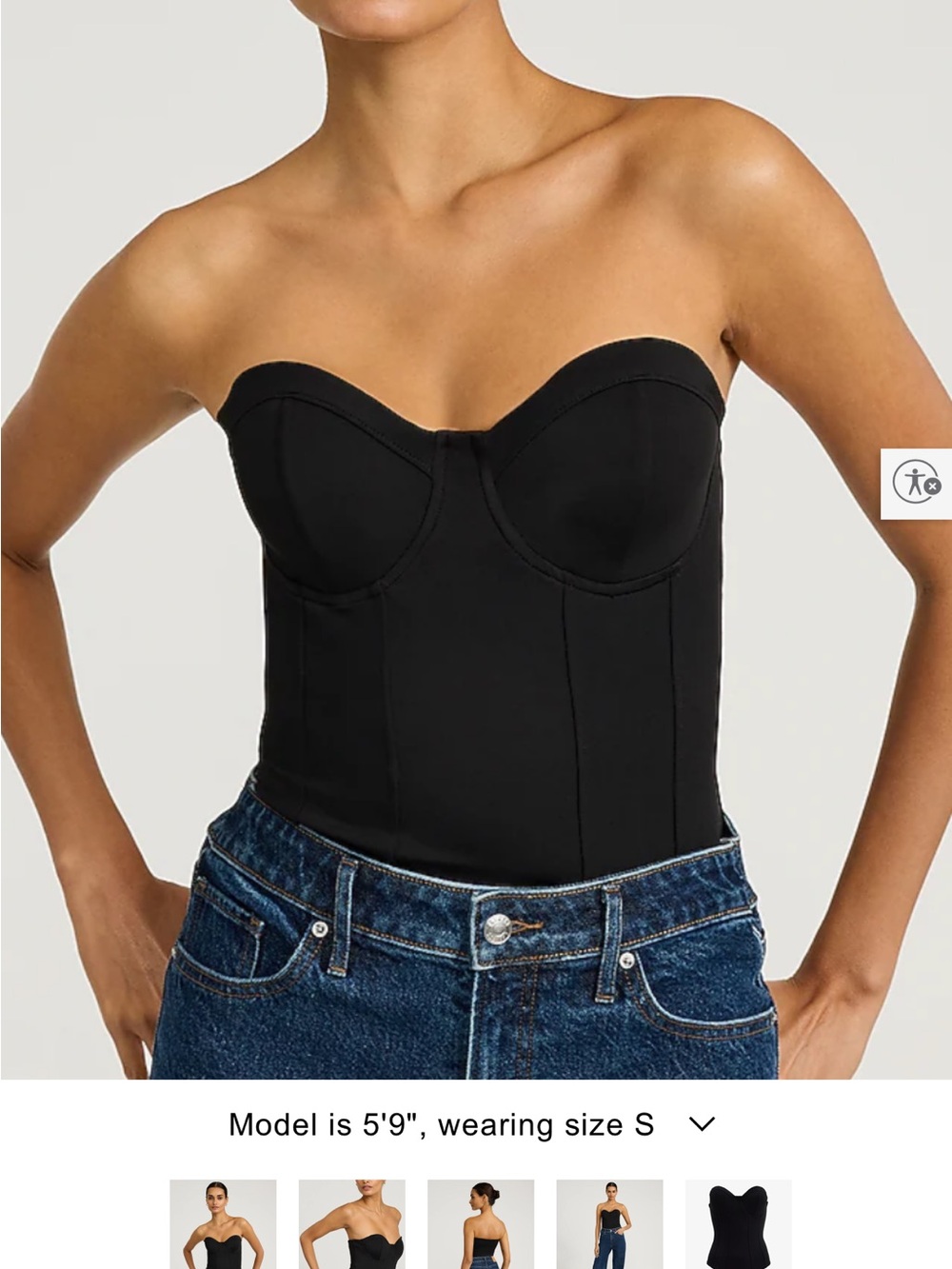 Body Contour High Compression Strapless Corset Bodysuit